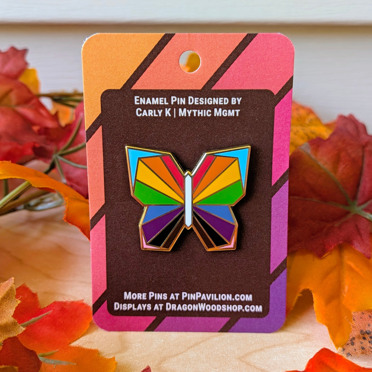 Geometric Rainbow Butterfly