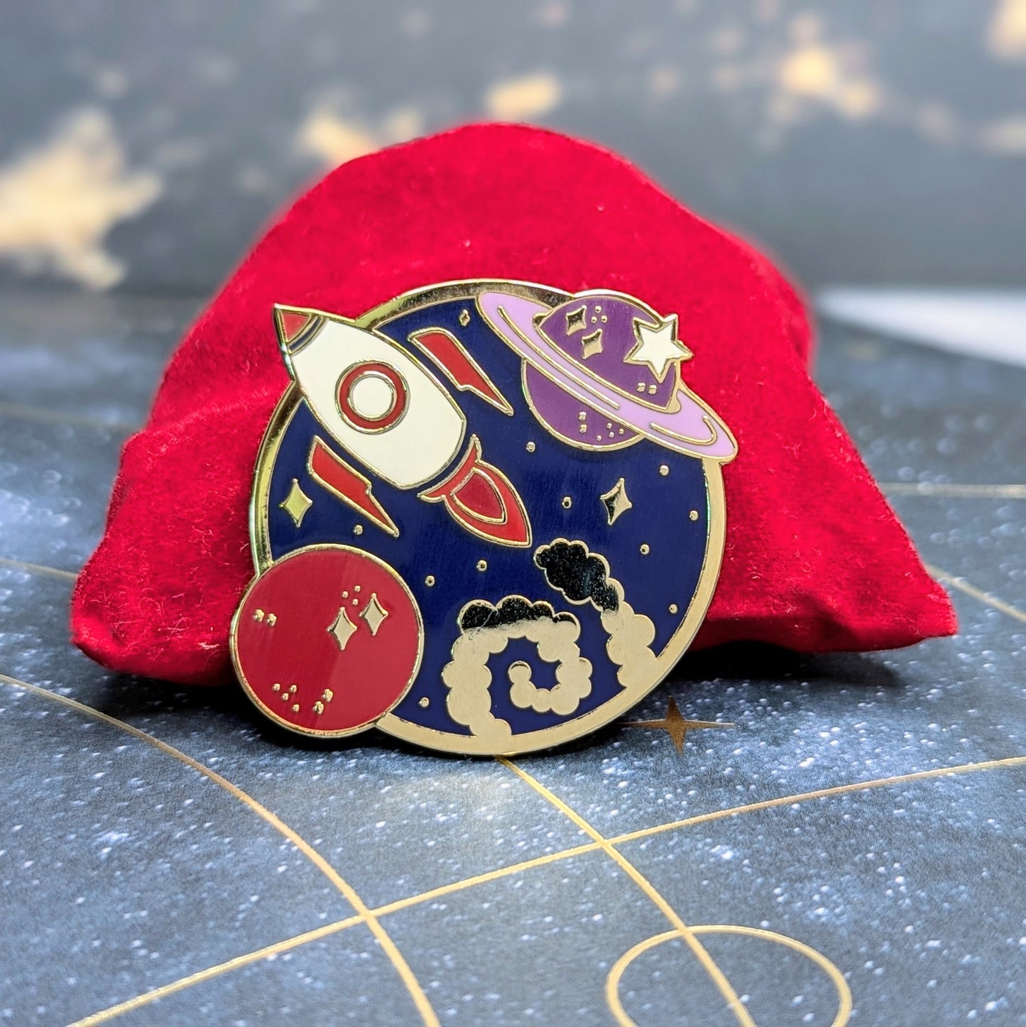 transcend space pins spaceship