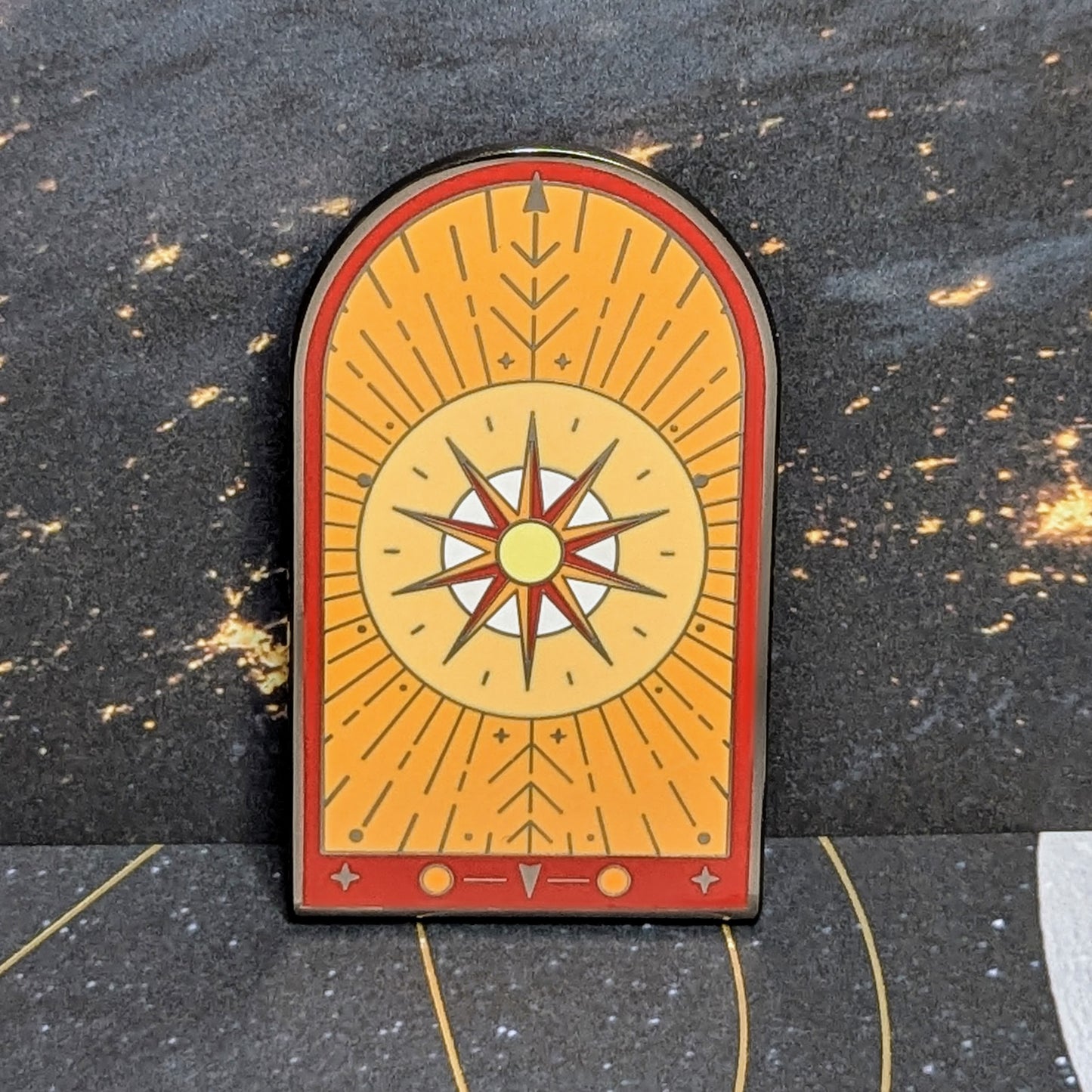 celestial transcend space corp pins daybreaker celestia inspired arch pin