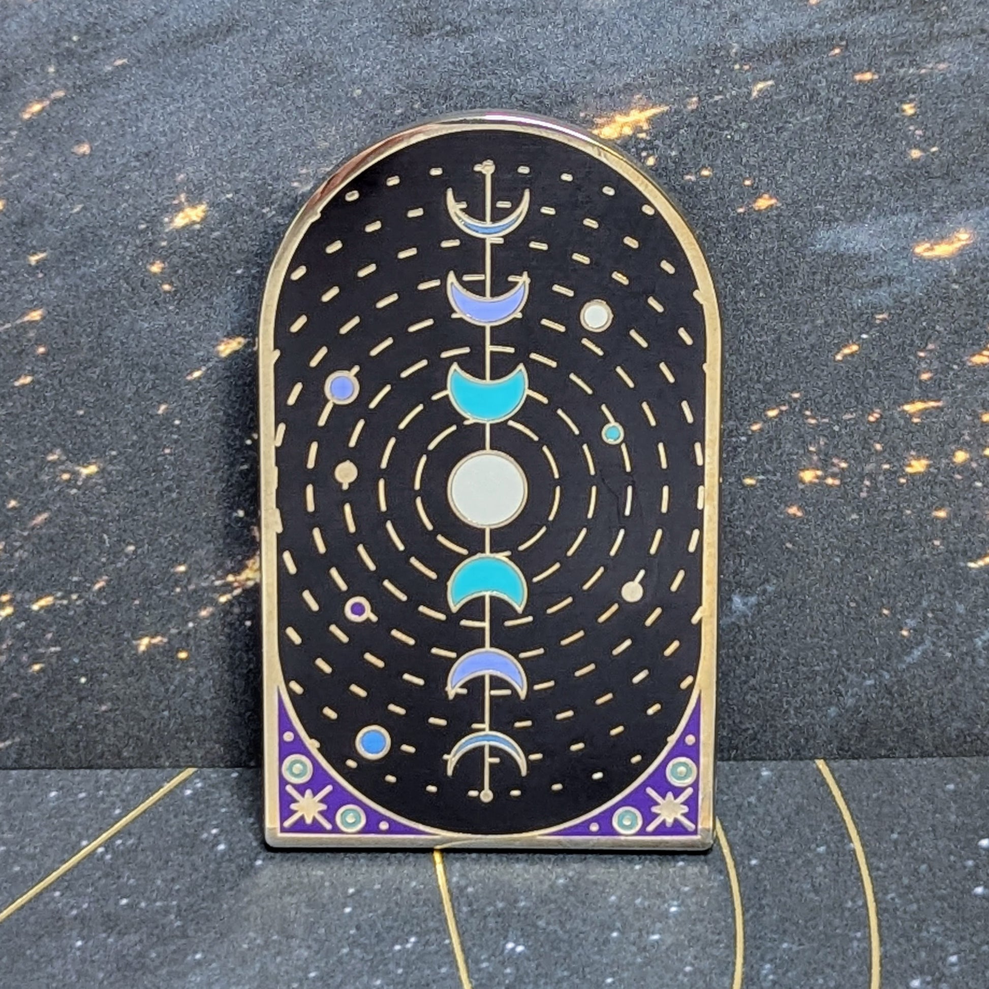 celestial transcend space corp pins nightmare moon luna inspired arch pin