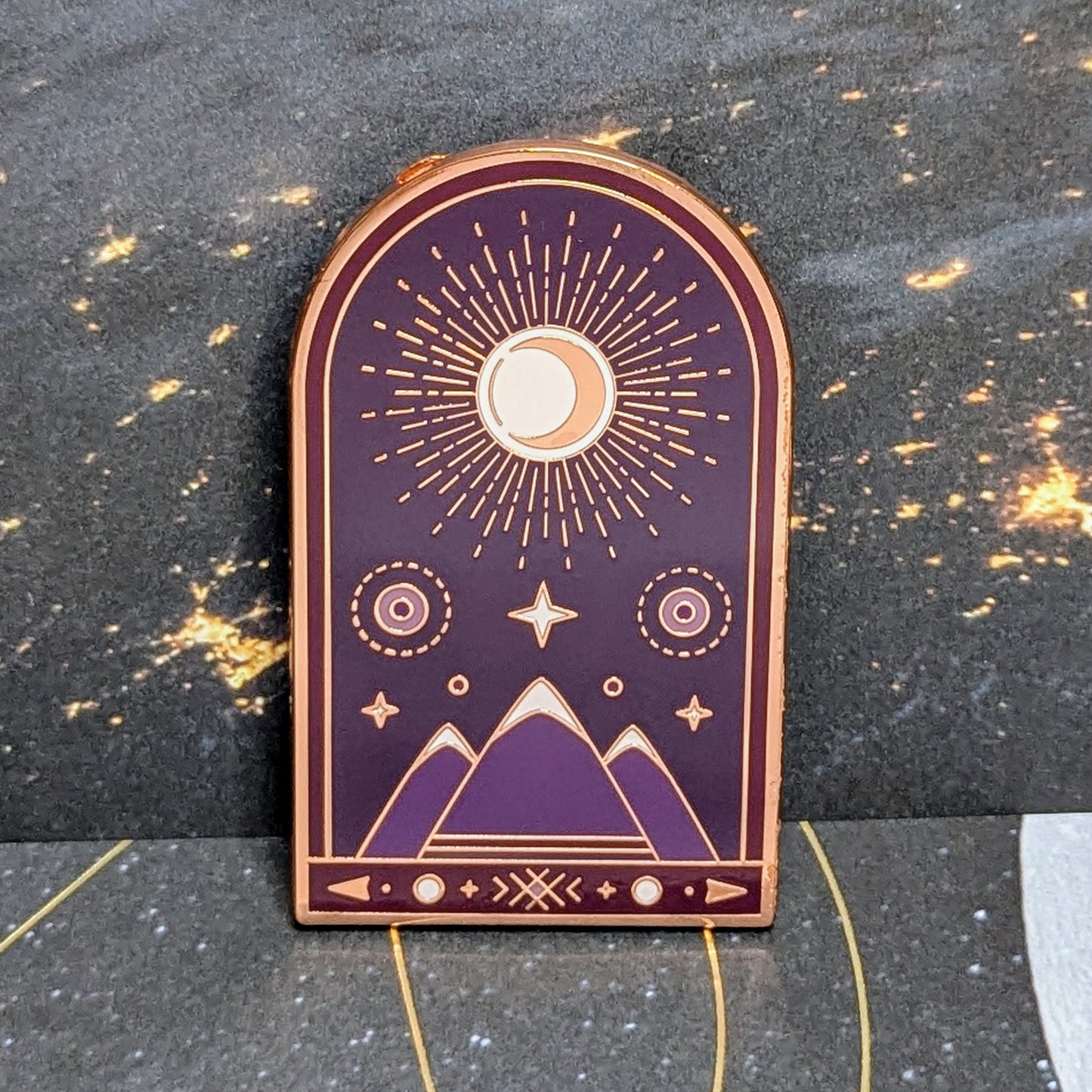 celestial transcend space corp pins twilight sparkle inspired arch pin