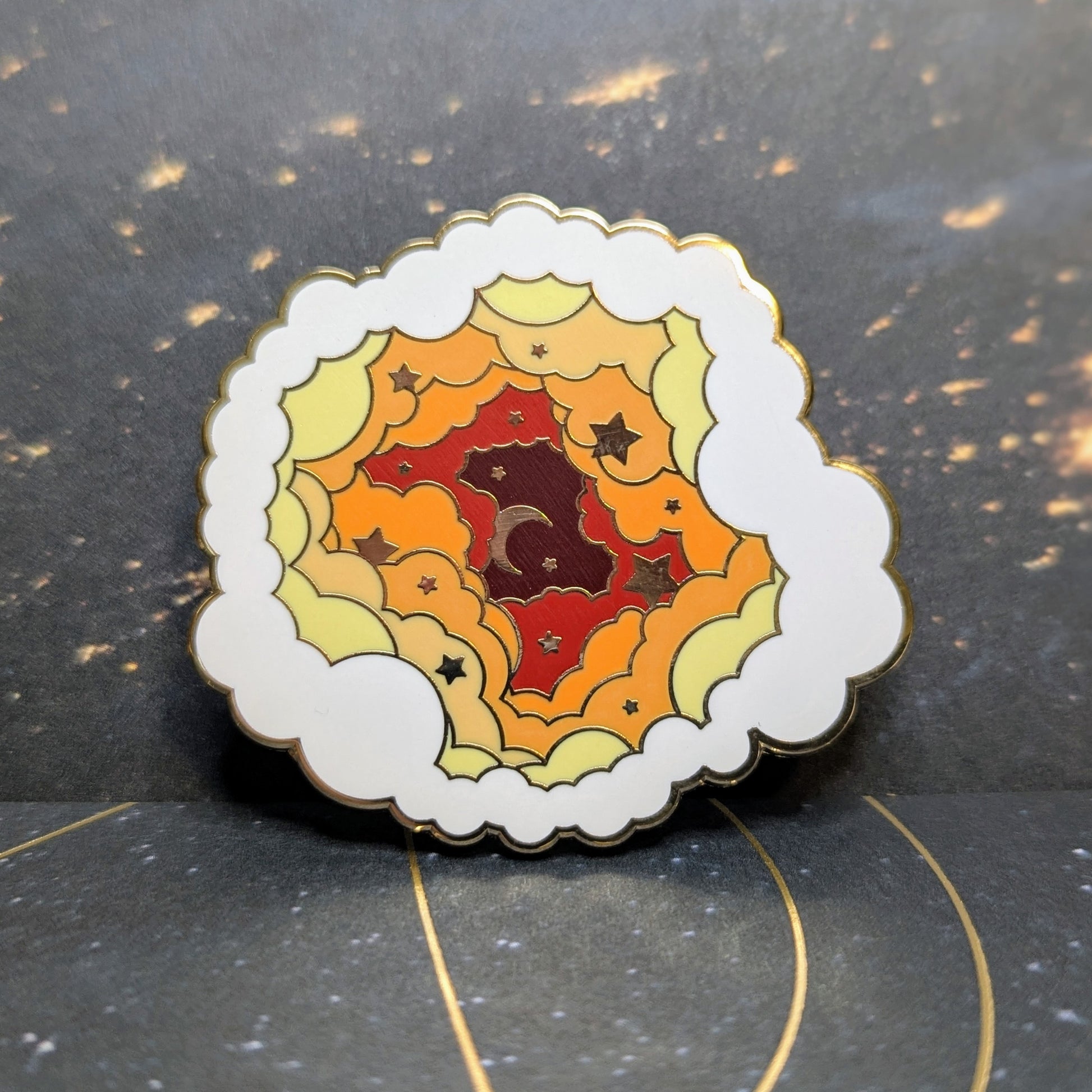 celestial transcend space corp pins celestia daybreaker inspired cosmic cloud pin
