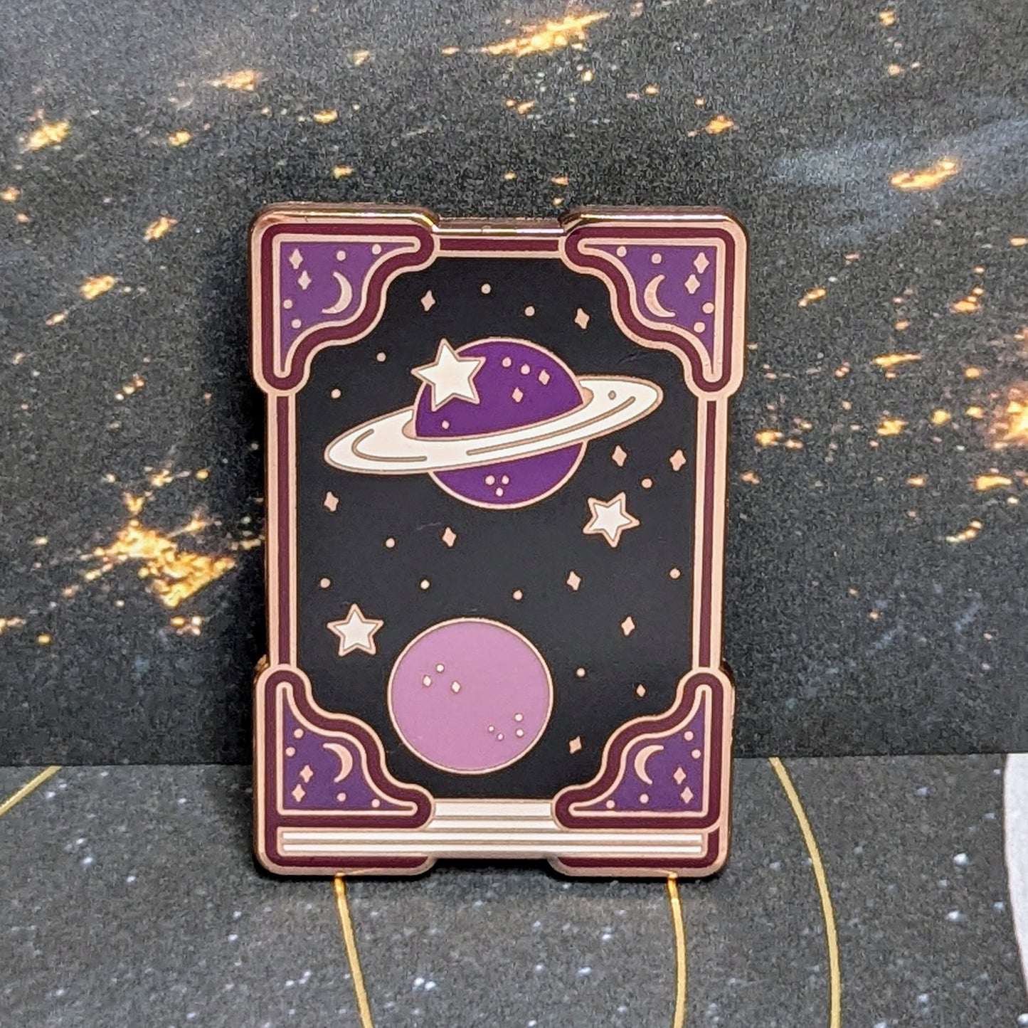 celestial transcend space corp pins reading to the stars