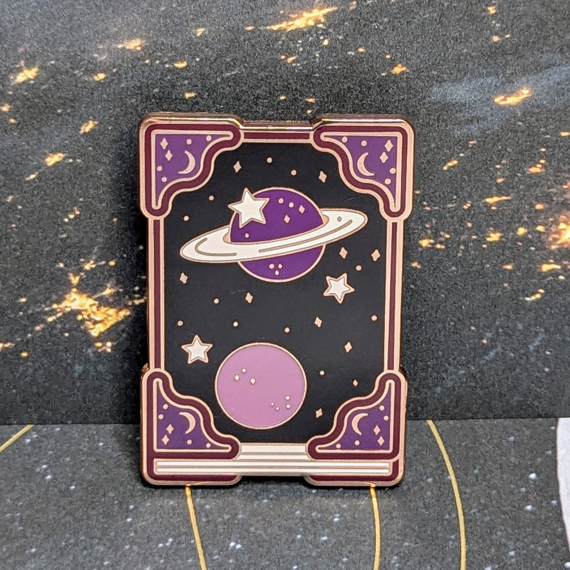 celestial transcend space corp pins reading to the stars