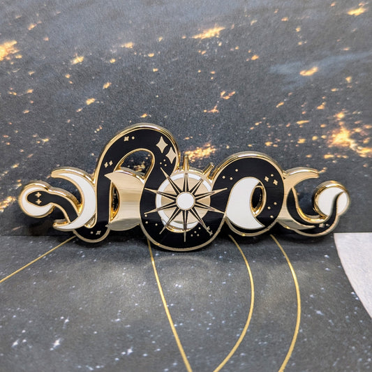 celestial transcend space corp pins cosmic snake dark mode lunar