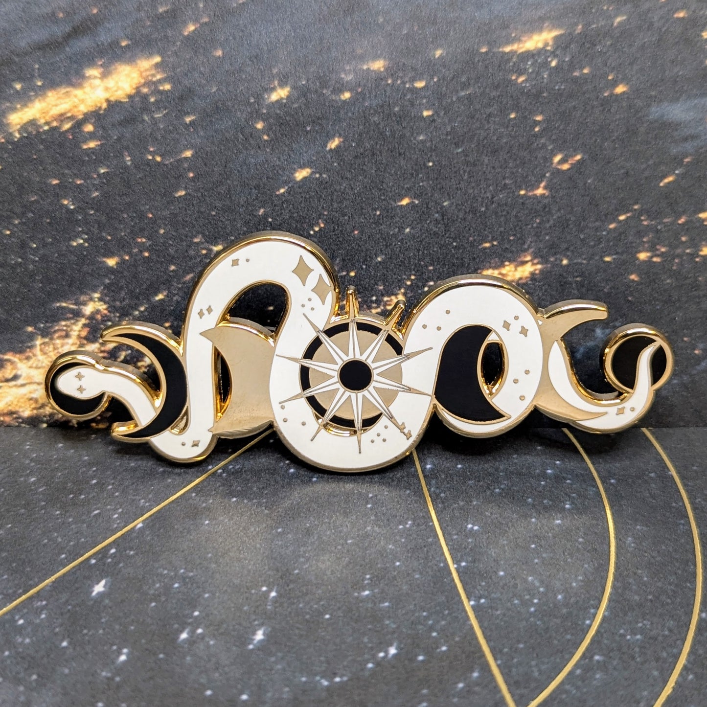 celestial transcend space corp pins cosmic snake light mode solar