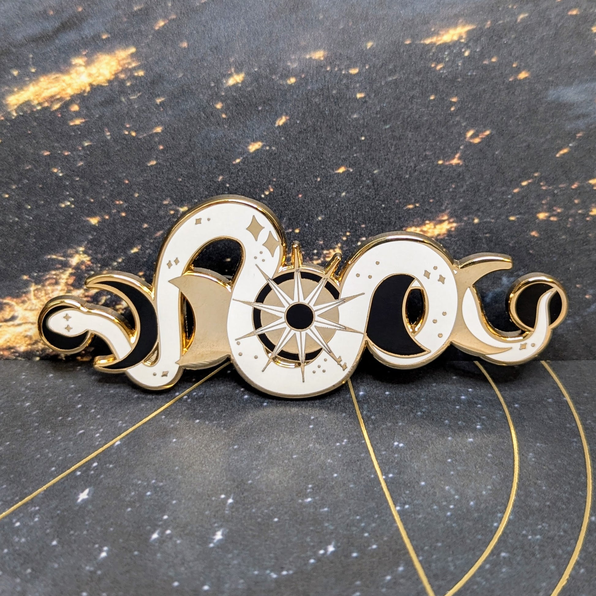 celestial transcend space corp pins cosmic snake light mode solar