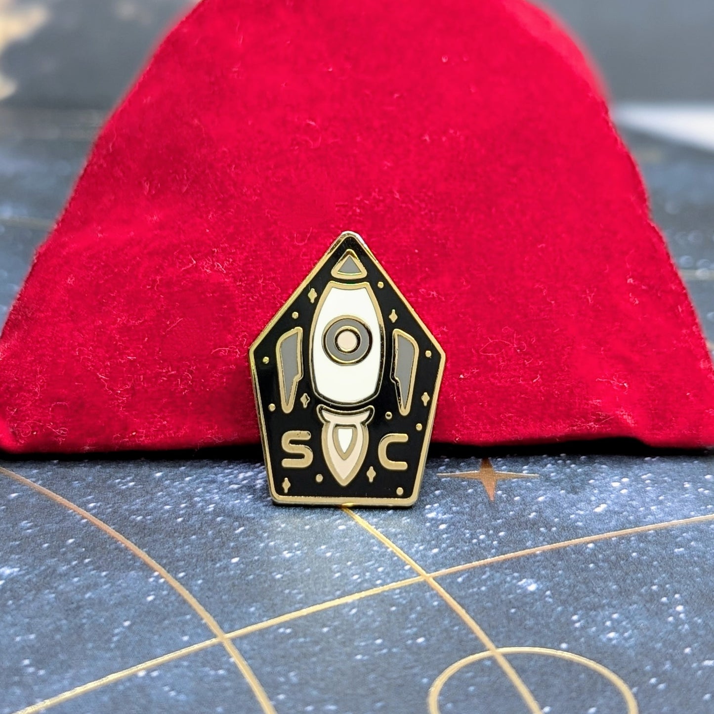 transcend celestial space pins space corp logo small pin