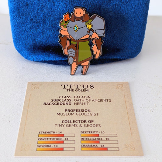 Titus the Paladin Golem